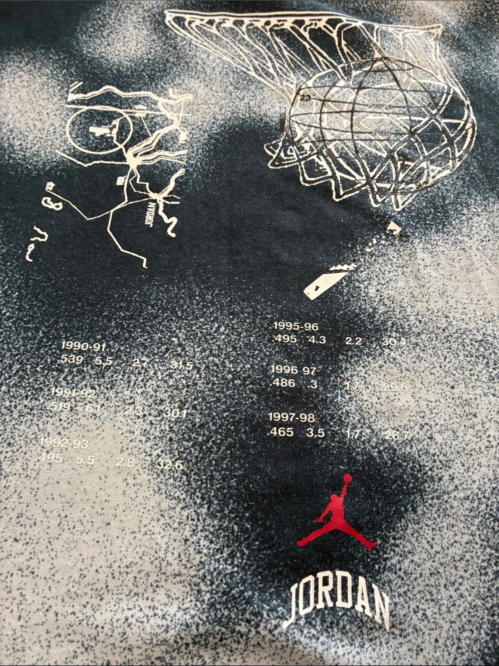 Jordan Mens Graphic Tee with Planet Size 2XL